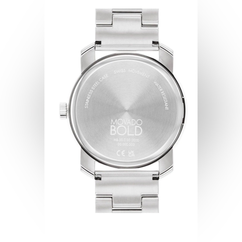New Movado Bold Trend Men’s Stainless Steel 43mm Bracelet Watch 3601031 - Picture 3 of 4